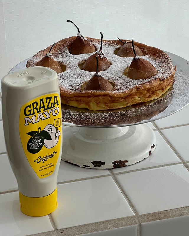 Pear Clafoutis Cake